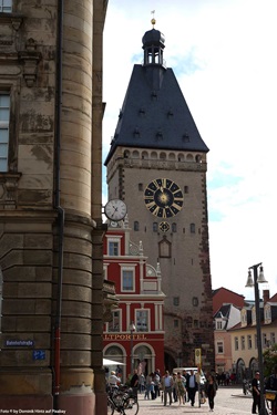 Das ehemalige Stadttor Altpörtel in Speyer.