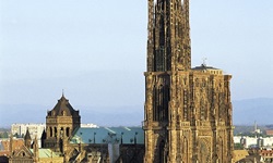 Blick auf Straßburg mit seinem mächtigen Dom