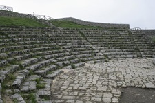 Das Amphitheater von Syrakus.