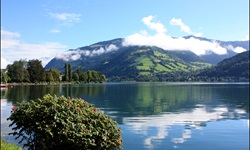 Wunderschöner Blick auf die Umgebung von Zell am See.