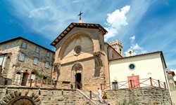 Die Kirche Propositura di San Niccolò in Radda-in-Chianti.