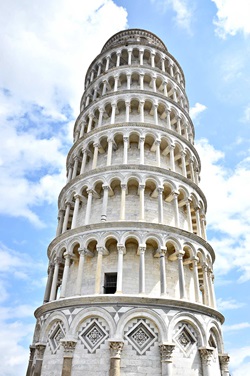 Der schiefe Turm von Pisa entlang der Radreise Grand Tour Toskana