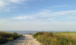 Sandweg zum Strand auf Usedom