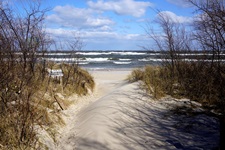 Die Ostseeküste bei Zinnowitz auf Usedom.