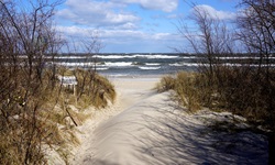 Die Ostseeküste bei Zinnowitz auf Usedom.