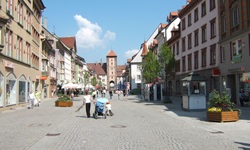 Das Obere Tor in der Altstadt von Villingen.