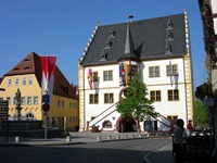 Das Rathaus von Volkach
