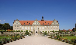 Das imposante Schloss von Weikersheim.