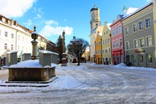 Im Zentrum von Weilheim in Oberbayern.