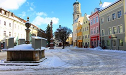Im Zentrum von Weilheim in Oberbayern.