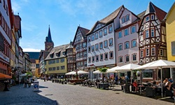 In der Altstadt von Wertheim.