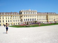 Das weltberühmte Wiener Schloss Schönbrunn.