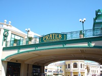Der Eingang zum berühmten Wiener Prater.