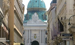 Blick auf die Wiener Hofburg.