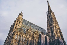 Der gotische Stephansdom in Wien.