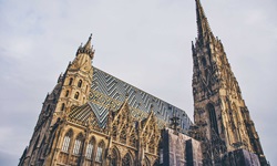 Der gotische Stephansdom in Wien.