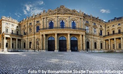 Der Prachtbau der Würzburger Residenz.