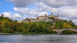 Die Festung Marienberg bei Würzburg.