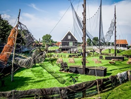 Blick in das Zuiderzeemuseum in Enkhuizen